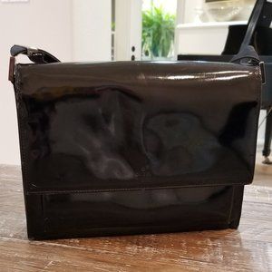 GUCCI | Vintage Black Patent Leather Bag